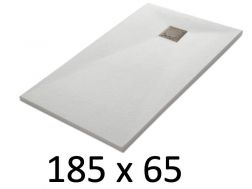 Brodzik 185x65 cm, Å¼ywica, wyjÄtkowo pÅaski, z moÅ¼liwoÅciÄ krojenia, TECNIK 65x185